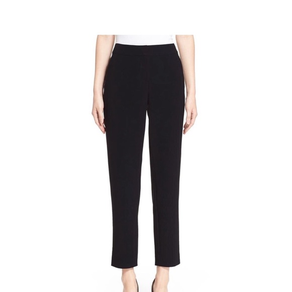 St. John Caviar Black Dress Pant 4 - Picture 2 of 9